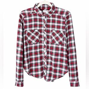 Abercrombie & Fitch Plaid Button-Down Shirt – Size S
